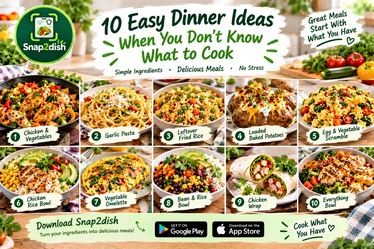 10 Easy Dinner Ideas When You Don’t Know What to Cook